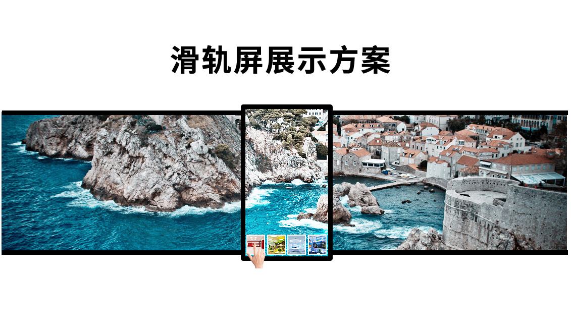 滑軌屏互動(dòng)觸摸屏解決方案